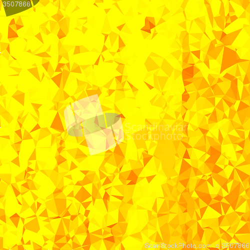 Image of Abstract Yellow Polygonal Background.