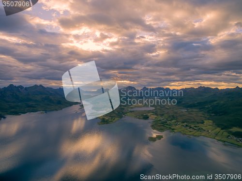 Image of Evening above Vesteralen