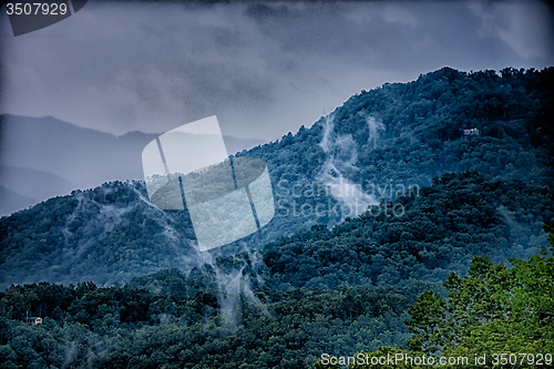 Image of view of Lake Fontana in western North Carolina in the Great Smok