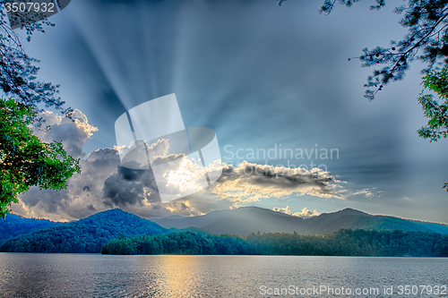 Image of lake santeetlah in great smoky mountains