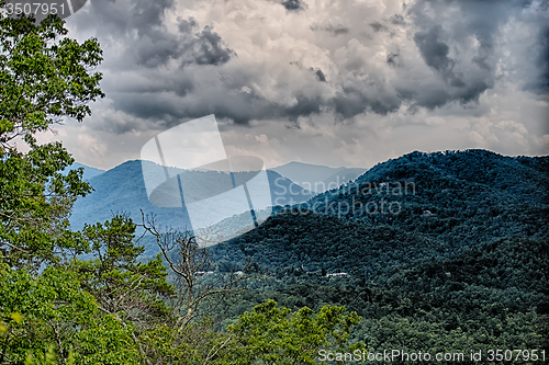 Image of view of Lake Fontana in western North Carolina in the Great Smok