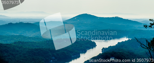 Image of scenes near chimney rock and lake lure in blue ridge mountains n
