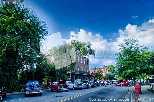 Image of August 22 York SC - vendors attractions and classic car show at 