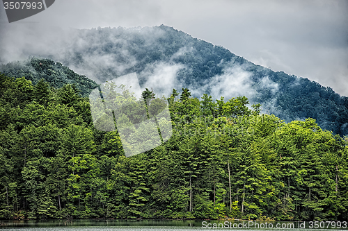 Image of lake santeetlah in great smoky mountains