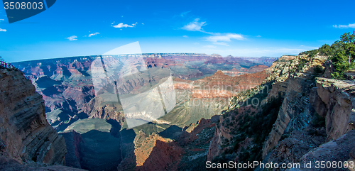 Image of grand view of grand canyon at sunset