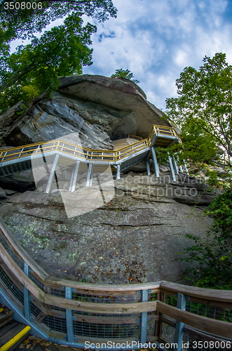 Image of scenes near chimney rock and lake lure in blue ridge mountains n