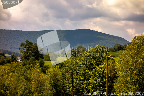 Image of  Ashe County  mountains North Carolina Seen From the Blue Ridge 