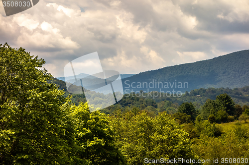 Image of  Ashe County  mountains North Carolina Seen From the Blue Ridge 