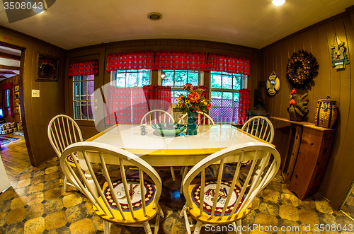 Image of July 2015 Chimney Rock NC - Rustic old cabin in the mountains