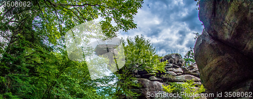 Image of scenes near chimney rock and lake lure in blue ridge mountains n