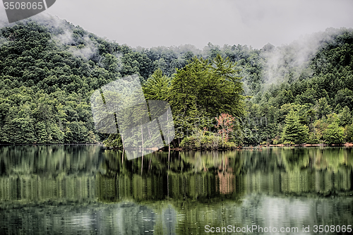 Image of lake santeetlah in great smoky mountains