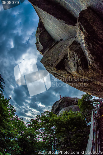 Image of scenes near chimney rock and lake lure in blue ridge mountains n