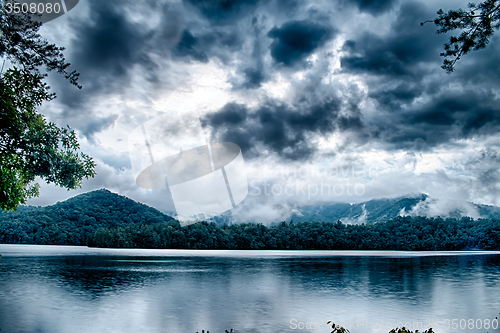 Image of lake santeetlah in great smoky mountains