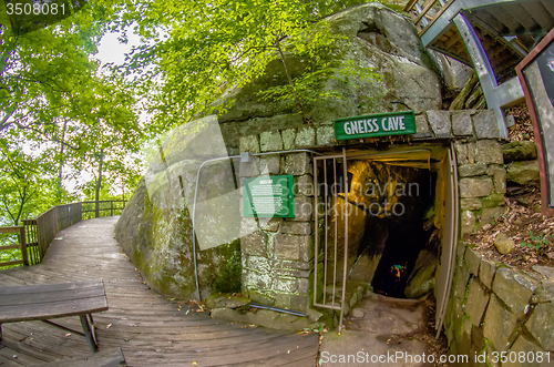 Image of scenes near chimney rock and lake lure in blue ridge mountains n