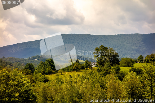 Image of  Ashe County  mountains North Carolina Seen From the Blue Ridge 