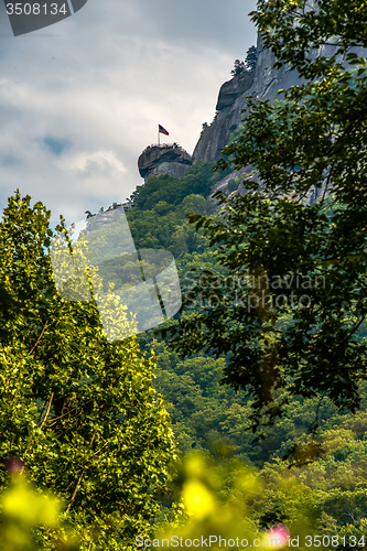 Image of scenes near chimney rock and lake lure in blue ridge mountains n