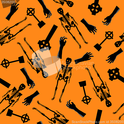 Image of Halloween Seamless Pattern