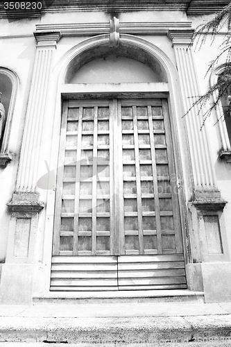 Image of wall door in italy land europe architecture and wood the histori