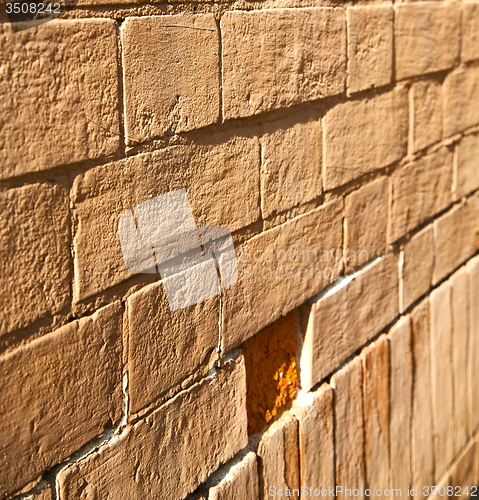 Image of brick in  legnano  s  varese abstract   pavement of a curch and 