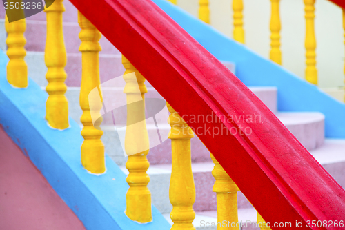 Image of   bangkok in thailand incision   and   temple