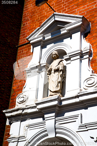 Image of marble  statue in  of london england