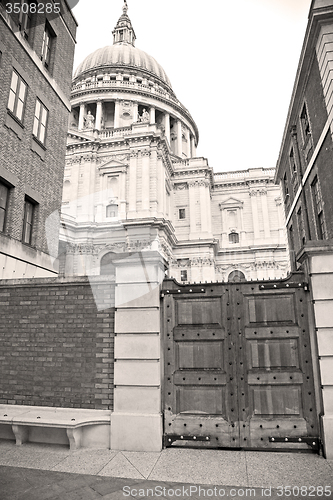 Image of st paul cathedral in london england old construction and religio