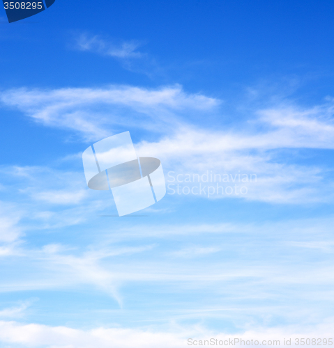 Image of the sunrise in  colored sky white soft clouds and abstract backg
