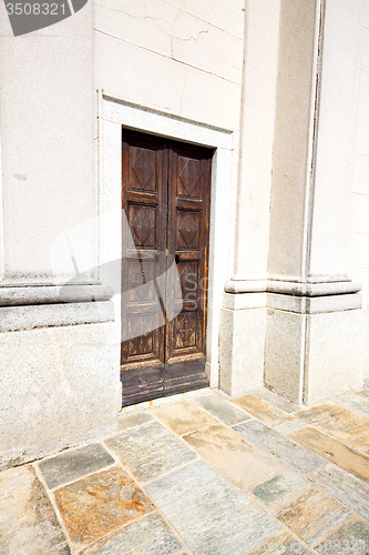 Image of wall door in italy land europe architecture  