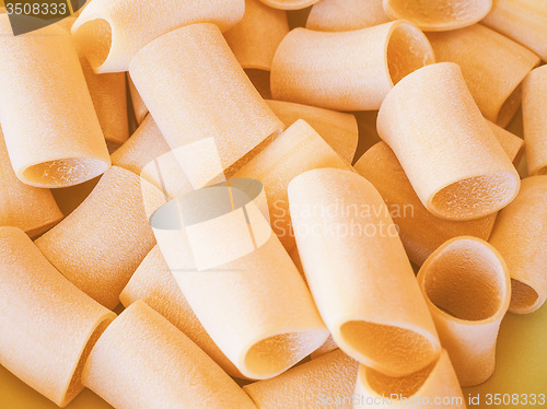 Image of Retro looking Paccheri pasta