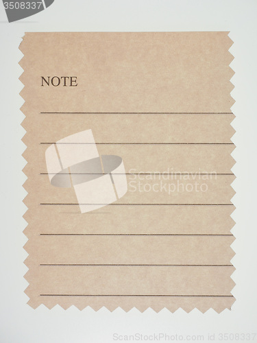 Image of Brown paper sample