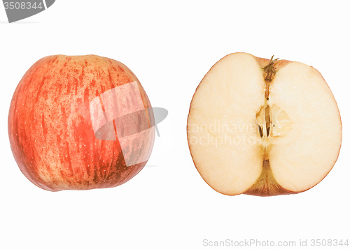 Image of Retro looking Red Apple