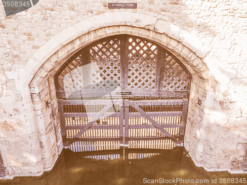 Image of Retro looking Tower of London