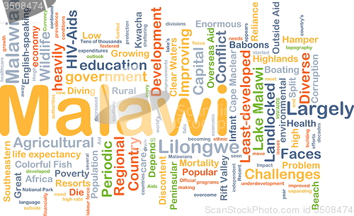 Image of Malawi background concept