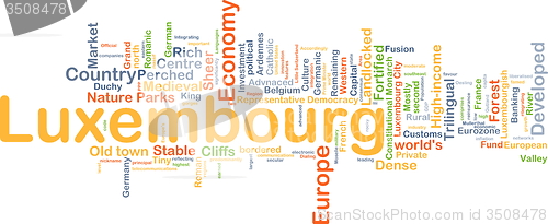 Image of Luxembourg background concept