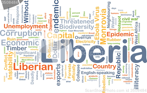 Image of Liberia background concept