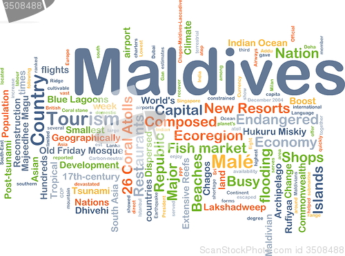 Image of Maldives background concept