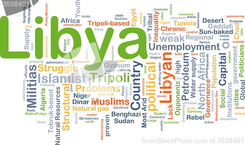 Image of Libya background concept