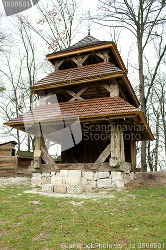 Image of Old wooden belfry