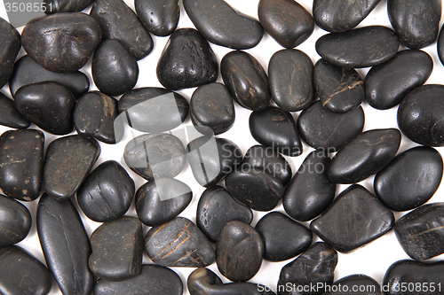 Image of black stones background