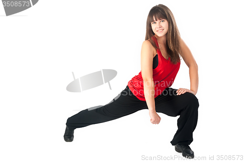 Image of Pretty hip-hop dancer girl