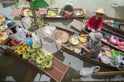 Image of ASIA THAILAND SAMUT SONGKHRAM THA KHA FLOATING MARKET