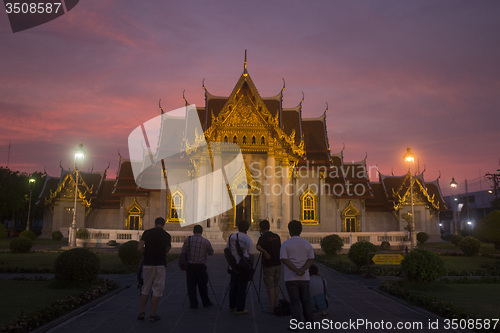 Image of ASIA THAILAND BANGKOK WAT BENCHAMABOPHIT