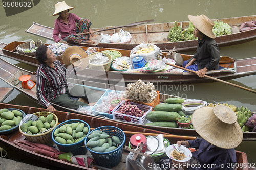 Image of ASIA THAILAND SAMUT SONGKHRAM THA KHA FLOATING MARKET