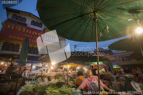 Image of ASIA THAILAND BANGKOK NOTHABURI MORNING MARKET