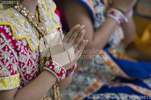 Image of ASIA THAILAND BANGKOK ERAWAN SHRINE DANCE