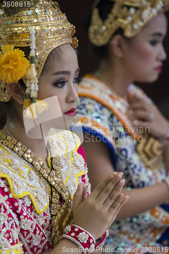 Image of ASIA THAILAND BANGKOK ERAWAN SHRINE DANCE