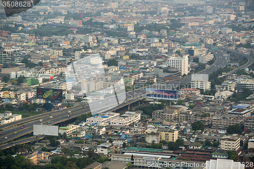 Image of ASIA THAILAND BANGKOK RIVERSIDE SKYLINE