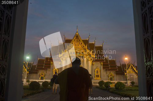 Image of ASIA THAILAND BANGKOK WAT BENCHAMABOPHIT