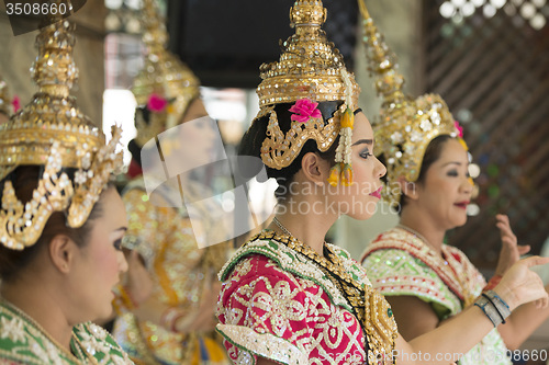 Image of ASIA THAILAND BANGKOK ERAWAN SHRINE DANCE