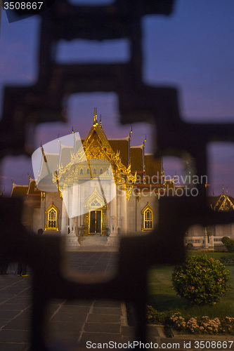 Image of ASIA THAILAND BANGKOK WAT BENCHAMABOPHIT